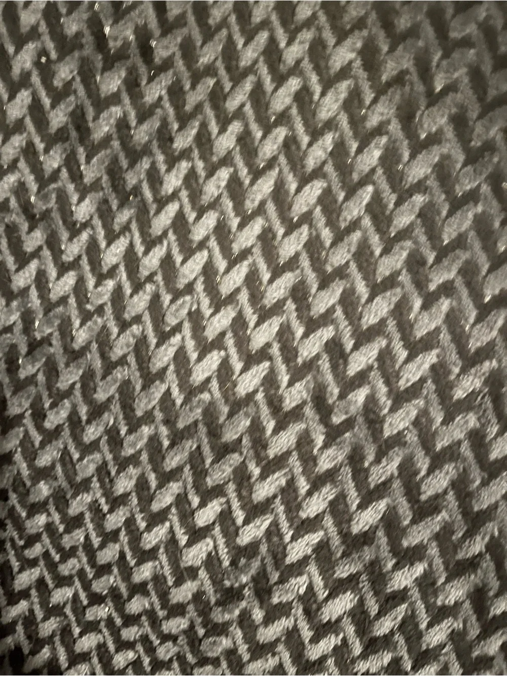 Textured Black Mattress Topper / Protective Cover